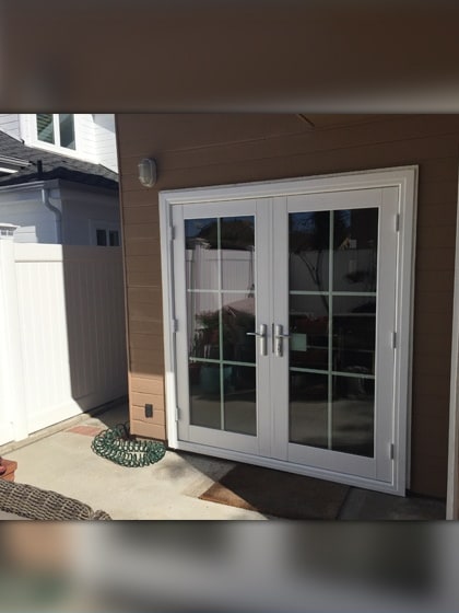 The same home after Bulldog replaced the doors
