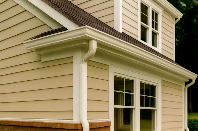 Gutter project on a home in Florence, KY