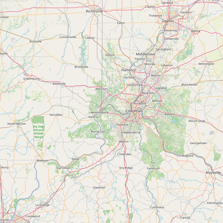 Bulldog service area across Greater Cincinnati, Northern Kentucky and the Dayton suburbs